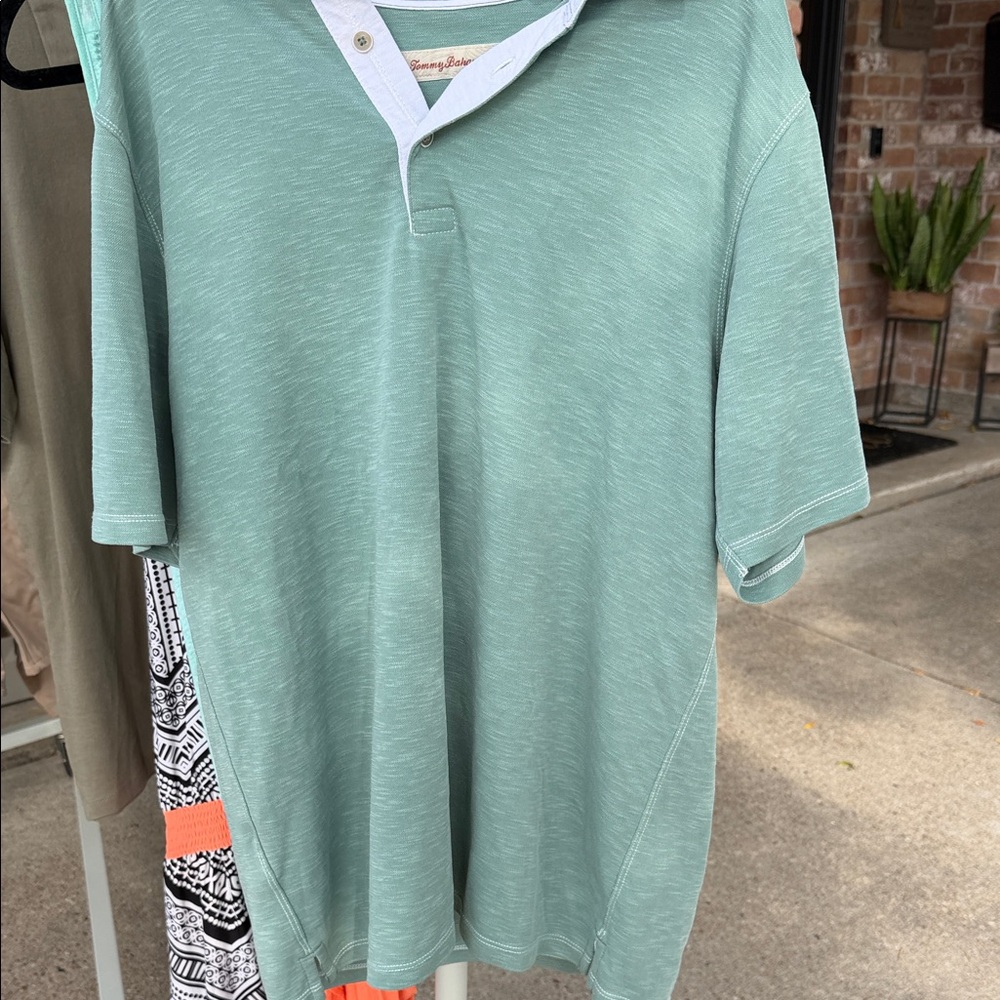 Tommy Bahama Green Polo Shirt